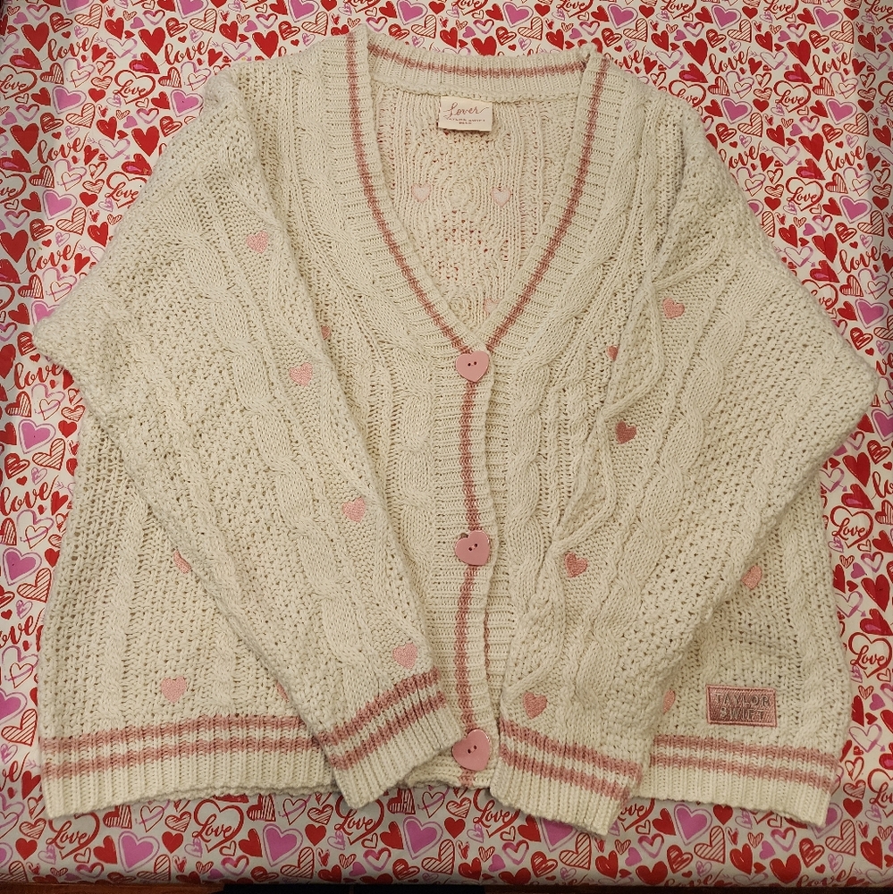 NWT TAYLOR SWIFT LOVER CARDIGAN M/L